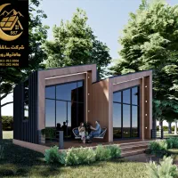 طراحی تا اجرای انواع کلبه های چوبی