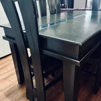 میز ناهارخوری و دو عدد مبل اشانتیون|میز و صندلی غذاخوری|قائم‌شهر, |دیوار