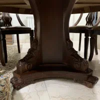 میز ناهار خوری و مبلمان هفت نفره ومیز تلوزیون