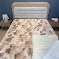 پتو روتختی ترک دورو مخمل خز خرگوشی تدی|رختخواب، بالش، پتو|تهران, بازار|دیوار