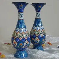 گلدان میناکاری