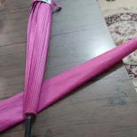 چتر عصایی دخترانه و زنانه صورتی|لباس|رشت, فلسطین|دیوار