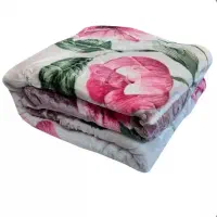 پتو پریما یکنفره ۱۶۰×۲۲۰ گلدار و تک رنگ|رختخواب، بالش، پتو|بانه, |دیوار