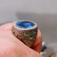 انگشتر معین و برلیان زمرد|جواهرات|اصفهان, پوریای ولی|دیوار