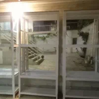 قفسه فروشگاهی آلومینیومی با امکانات در حد