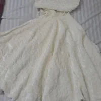 شنل وکت خز و تور عروس