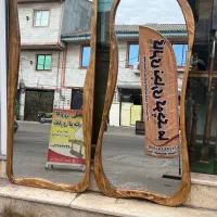 آینه قدی طرح صخره،دفرمه چوبی،سایز ۸۰×۱۸۰|آینه|رشت, پیرکلاچای|دیوار