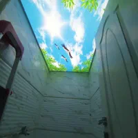 سقف کاذب طلق اسمان مجازی cnc تعمیرات سقف