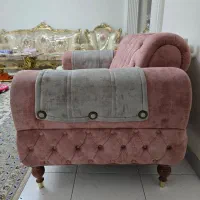 مبل راحتی چستر دو نفره در حد نو|مبلمان خانگی و میز عسلی|تهران, تهرانپارس غربی|دیوار