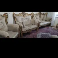 مبل ۷ نفره همراه میز جلو عسلی