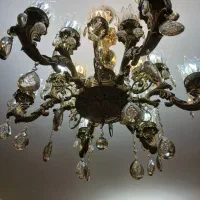 جفت لوستر سنگین|لوستر و چراغ آویز|تبریز, |دیوار