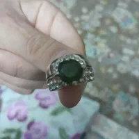 انگشتر زبر جد تمام نگین|جواهرات|گنبد کاووس, |دیوار