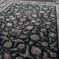 فرش سرمه ای افشان|فرش|کرمانشاه, |دیوار