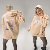 هودی فوتر چاپ کفش نیویورک