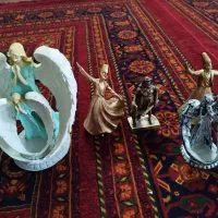 مجسمه رقص ترکی و فرشته جهت فروش و معاوضه