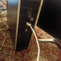 مینی کیس HP + مانیتور ( کامپیوتر اداری خانگی )|رایانه رومیزی|فردیس, نگارستان|دیوار