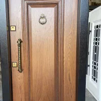 درب ضدسرقت ضد سرقت چوبی فلزی|مصالح و تجهیزات ساختمان|چهارباغ, |دیوار