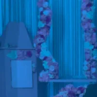 تاب با تزییات گل صورتی|مبلمان خانگی و میز عسلی|تهران, کاج|دیوار