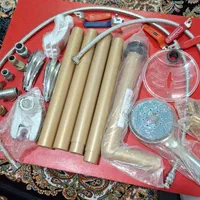 دوش تلفنی حمام کامل و لوله و اتصالات لوله آهنی