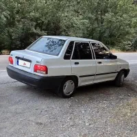 پراید سفید دوگانه شاسی سالم