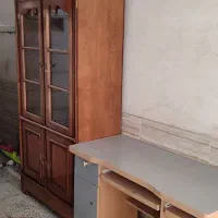 میز کامپیوتر و بوفه|بوفه، ویترین، کنسول|قرچک, شهرک طلائیه|دیوار