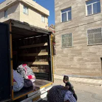 کارگر وارد بارگیری و تخلیه اسباب کشی