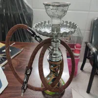 قلیان برنجی آبکاری شده نو|صنایع دستی و سایر لوازم تزئینی|قم, زاد|دیوار