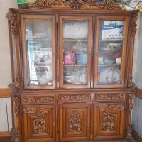 کمد سلطنتی با چوب گردو ، پایین کمد بالا بوفه