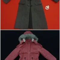 پالتوی بلندسایز ۳۶ و ۳۸ و کاپشن سایز ۴۰ تا ۴۴