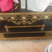 مبل ۹نفره با پارتیشن و میز تلویزیون برنز|مبلمان خانگی و میز عسلی|کهریزک, |دیوار