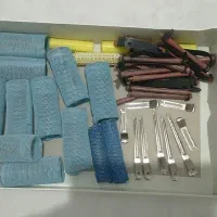 بیگودی فنری توری - پلاستیکی و کشی+ گیره مو استیل|آرایشگاه و سالن‌های زیبایی|پرند, فاز ۲|دیوار