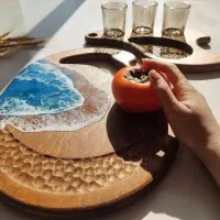 برد پذیرایی و استند شات یا شمع وارمر