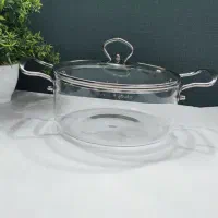 قابلمه کریستال شعله مستقیم در دو طرح و سایز|ظروف پخت‌وپز|اردکان, |دیوار