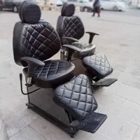 صندلی میکاپ ترولی اصلاح جک پدالی طبی ساده آرایشگاه