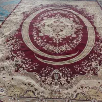 یک جفت فرش 12 متری نگین مشهد 500 شانه صدرصداکرولیک