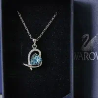 گردنبند نقره سوارسکی کادوئی swarovski 9 2 5|جواهرات|تهران, سازمان برنامه شمالی|دیوار