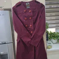 پالتوی زرشکی بلند