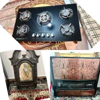 گاز رومیزی ، بخاری ،ساعت دیواری