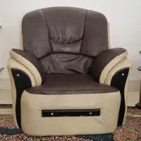 مبل راحتی چرم|مبلمان خانگی و میز عسلی|زرند, |دیوار