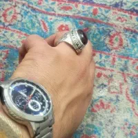 انگشتر طرح نقره