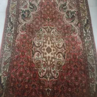 فرش کناره ی ۴ متری  دستبافت بیجار نقش درباری