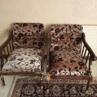 یک دست مبلمان ۷ نفره با دوتا میز عسلی کوچیک سالم|مبلمان خانگی و میز عسلی|اصفهان, عطار نیشابوری|دیوار