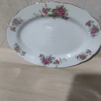 دیس کباب یا مرغ خوری گل قرمزی قدیمی|ظروف سرو و پذیرایی|اصفهان, شهشهان|دیوار