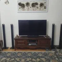 کنسول و آینه چوبی در حد نو نو
