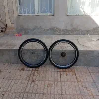 تایر جلو و عقب دوچرخه کامل|دوچرخه، اسکیت، اسکوتر|میانه, |دیوار