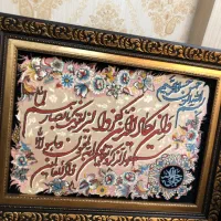تابلو فرش قدمت دارماشینی ابریشم بافت