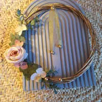 حلقه گل پشت درب|گل مصنوعی|تهران, جوادیه|دیوار