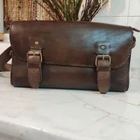 کیف رودوشی چرم طبیعی دست دوز