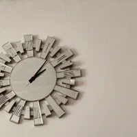 ساعت دیواری آینه ایی