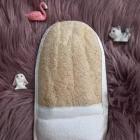 لیف بدن حمام گیاهی لوفا مدل دستکشی